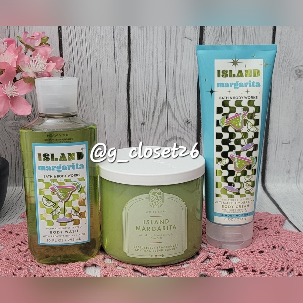 Island Margarita Collection by Bath & Body Works,3pcs